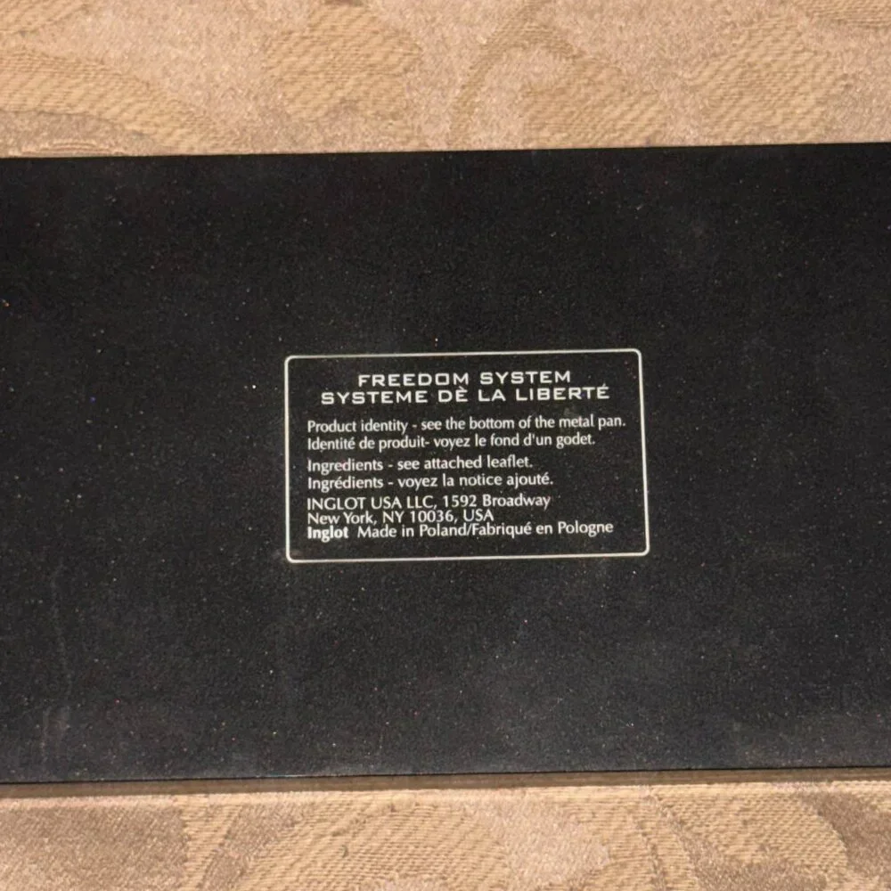 Inglot E/S palette